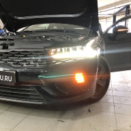 Установка ДХО в KIA K5