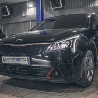 Замена галогеновых линз в оптике Kia Rio IV на яркие bi-led линзы