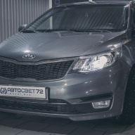 Установка BI-LED линз в фары Kia Rio