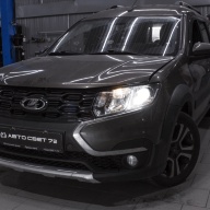 Линзы в фары Lada (ВАЗ) Largus Cross I Рест. Bi-led Aozoom K8