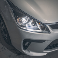 Kia Rio IV - улучшение света фар, установка диодных линз