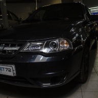 Daewoo Nexia Замена старых линз на новые Бигалогеновые линзы Моримото h1